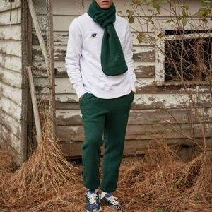 AIMÉ LEON DORE X NEW BALANCE cosy FLEECE SWEAT PANT Botanical Green XS